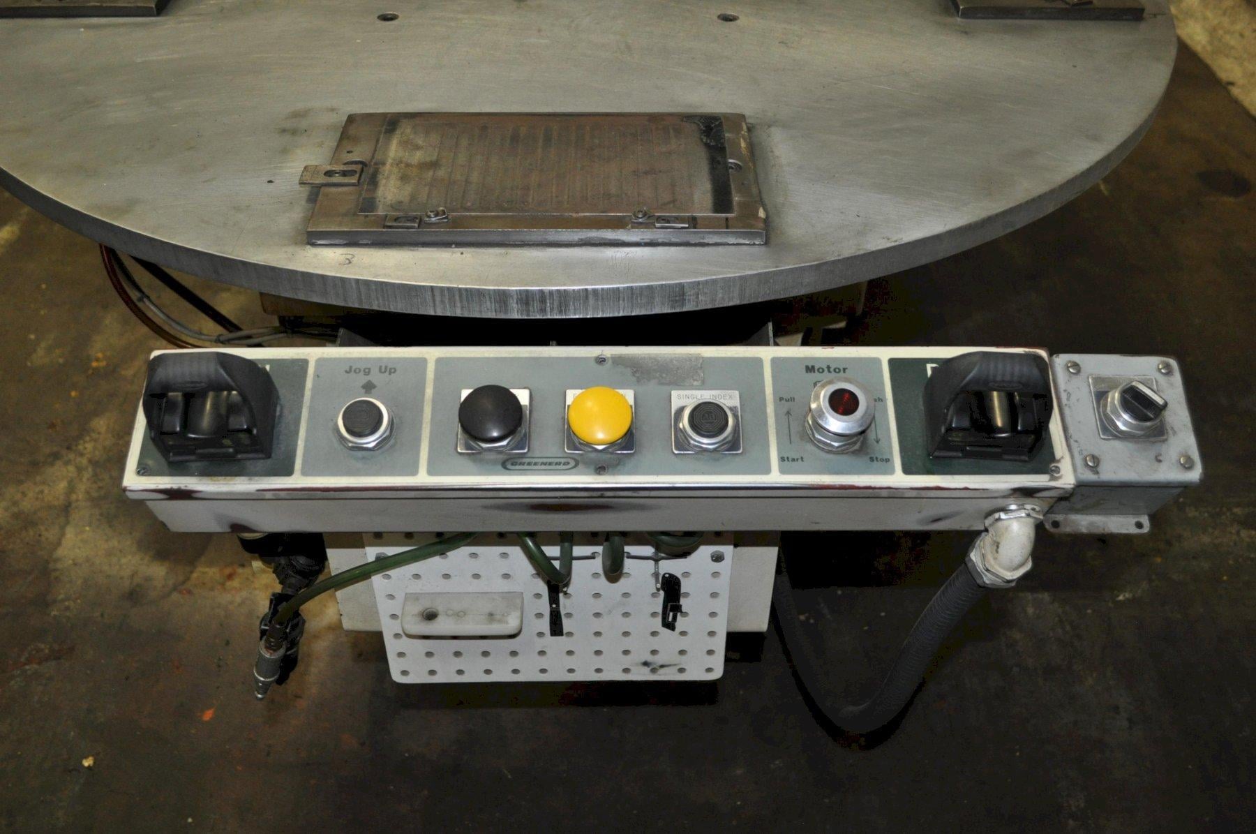 30 Ton, Greenerd #HCA-30-30L8, hydraulic press, 15" stroke, 20" daylight, 10" throat, 24" x13" bed, 120 - Image 3