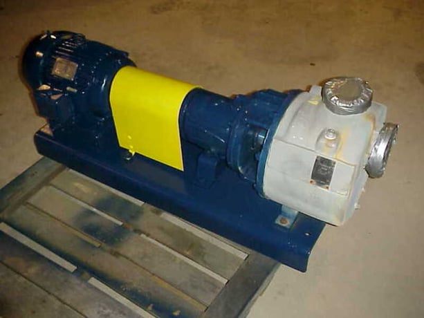 Durco #Mark-II, Stainless Steel recessed impeller/self priming pump, 10 HP, 460 V., 3510 RPM, Fr.215T - Image 2