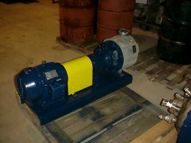 Durco #Mark-II, Stainless Steel recessed impeller/self priming pump, 10 HP, 460 V., 3510 RPM, Fr.215T - Image 3