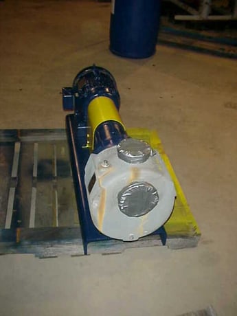 Durco #Mark-II, Stainless Steel recessed impeller/self priming pump, 10 HP, 460 V., 3510 RPM, Fr.215T - Image 5