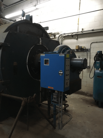 250 HP York-Shipley #SPL-300-N6, Great Green House Boiler, 15 psi, DG-105S modulating burner, 1974 - Image 5
