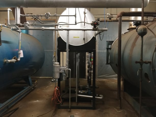 250 HP York-Shipley #SPL-300-N6, Great Green House Boiler, 15 psi, DG-105S modulating burner, 1974 - Image 7