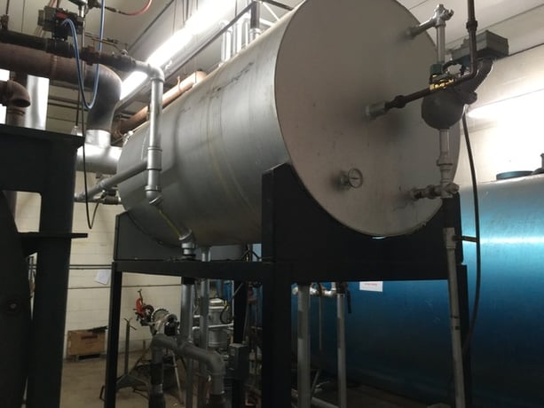 250 HP York-Shipley #SPL-300-N6, Great Green House Boiler, 15 psi, DG-105S modulating burner, 1974 - Image 8