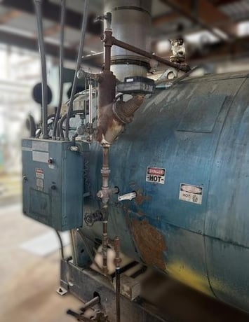 150 HP Cleaver-Brooks #CB-700-150, Steam Boiler, Natural Gas, 150 psi, 5277000 BTU/hr., 460 V, 1988 - Image 3