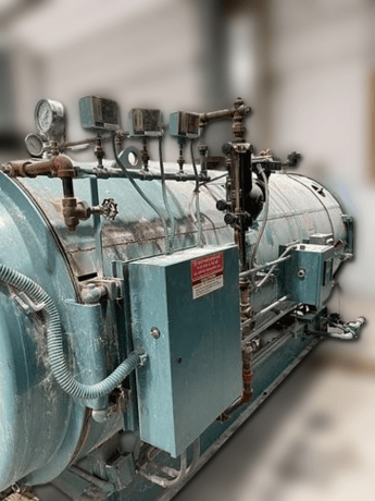 80 HP Cleaver-Brooks #CB-700-80, Steam Boiler, Natural Gas, 150 psi, 3347000 BTU/hr., 208 V, 2005 - Image 8