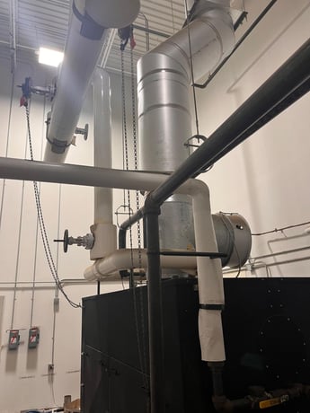 115 HP Parker Boiler #105-115, Steam Boiler, Natural Gas, 4830 MBTU, 100 psi, 2013 - Image 5
