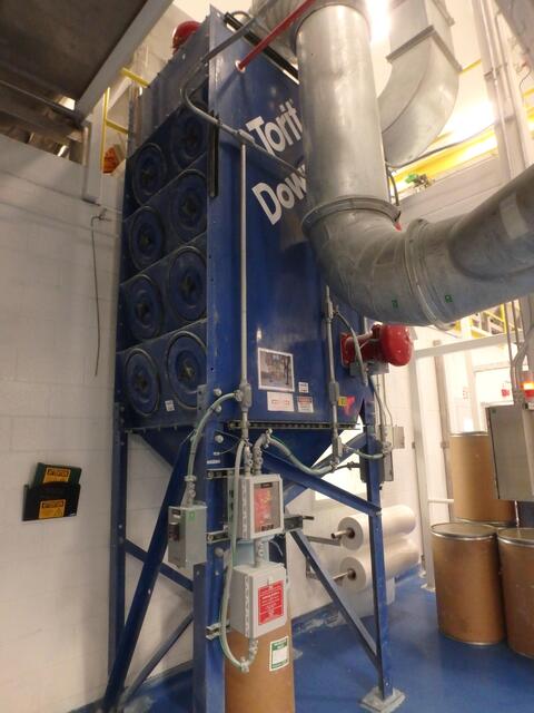 8000 cfm Donaldson #DFT4-16, (16) cartridge filters, 3040 sq.ft., 20 HP, 230/460 V - Image 2