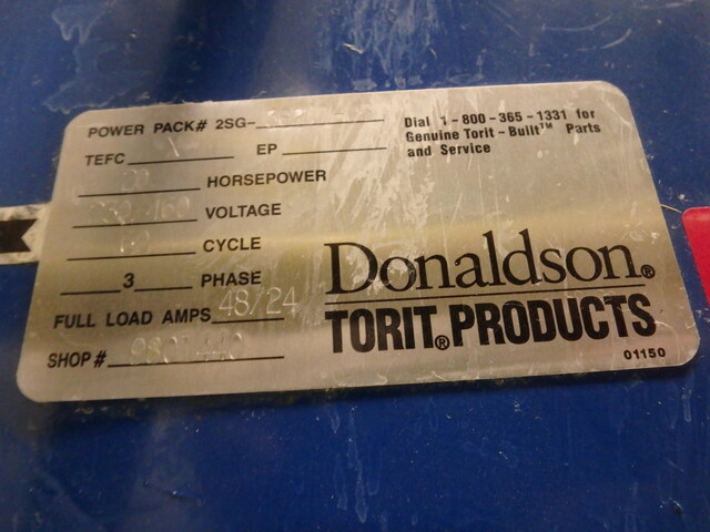 8000 cfm Donaldson #DFT4-16, (16) cartridge filters, 3040 sq.ft., 20 HP, 230/460 V - Image 5