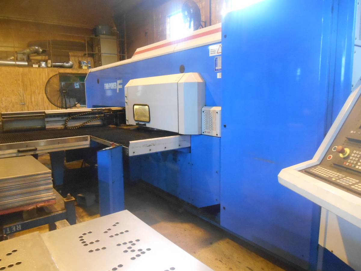 33 Ton, Finn-Power, CNC Turret Punch, 8'-3" x 4'-2" sheet, 312" material thickness, 3.50" tool diameter - Image 7