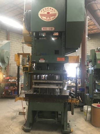 150 Ton, Federal presses #150-Ton, Punch Press - Image 1