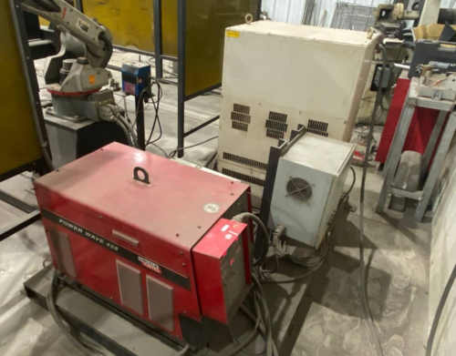 Yasnac, XRC UP6, Robotic Welder, Lincoln Electric Powerwave 455 welding unit - Image 4