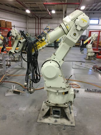 Kawasaki, FS030L E, Robot with " D+" (D Plus) Controller, 6 axis, 66 lbs. capacity, teach pendant, 2008 - Image 1