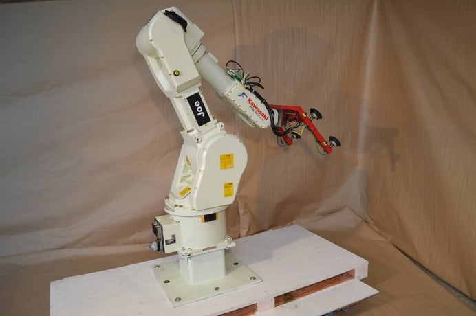 Kawasaki, FS030L E, Robot with " D+" (D Plus) Controller, 6 axis, 66 lbs. capacity, teach pendant, 2008 - Image 3