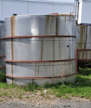 5200 gallon Perry Products Company #5200GAL-VFWX, 304 Stainless Steel Vertical Tank, Flat Bottom & Top, S/N - Image 4