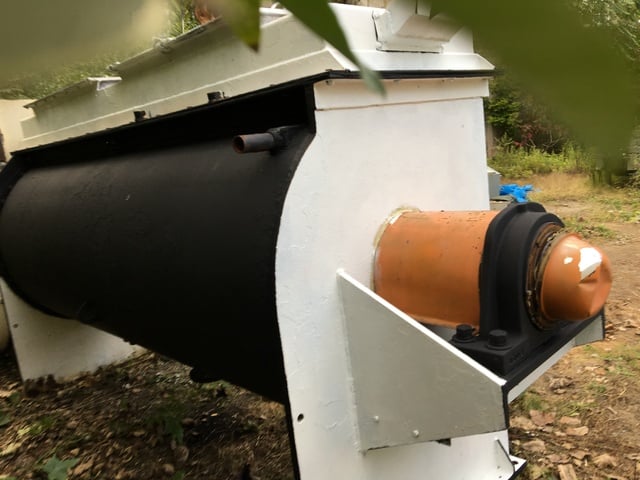 500 gallon Steam Jacketed Agitated Steel Tank, 5000 lb., belt driven, 40 HP, 4" bottom discharge - Image 2