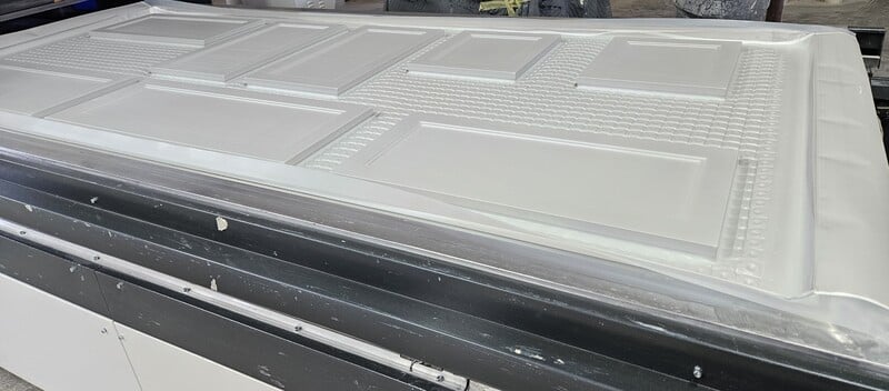 5 x 10 Membrane Press with Multi-roll PVC foil dispenser, 2021 - Image 4