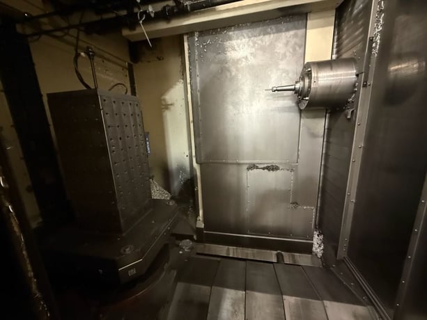 Enshu #GE580H, CNC horizontal machining center, Fanuc Control, 31.5" X, 31.5" Y, 32.7" Z, 40 automatic tool - Image 3