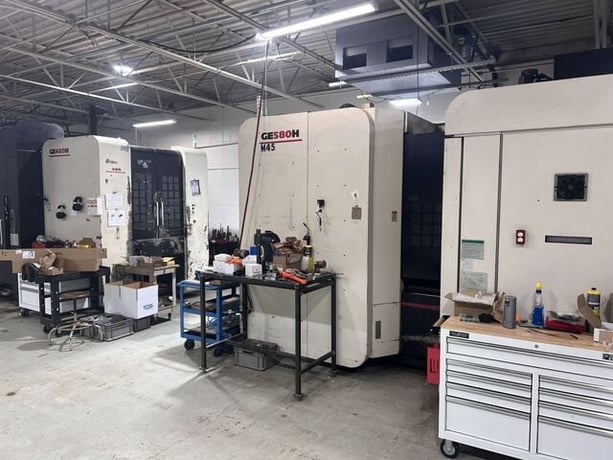 Enshu #GE580H, CNC horizontal machining center, Fanuc Control, 31.5" X, 31.5" Y, 32.7" Z, 40 automatic tool - Image 9