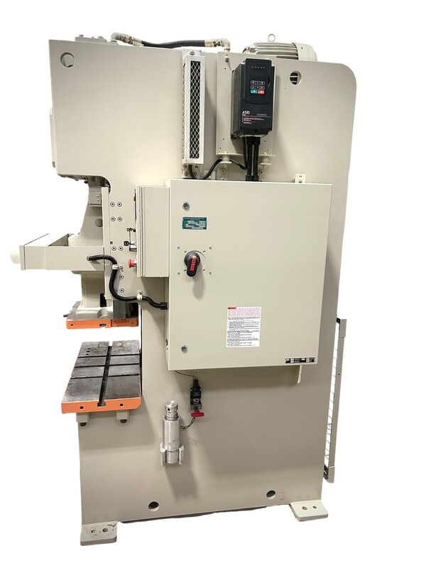 50 Ton, Stamtec #OCP-45, C-Frame Press, 3.2" stroke, 33.5" x 14.2" bed, 130 SPM, 480 V., 2014 - Image 4