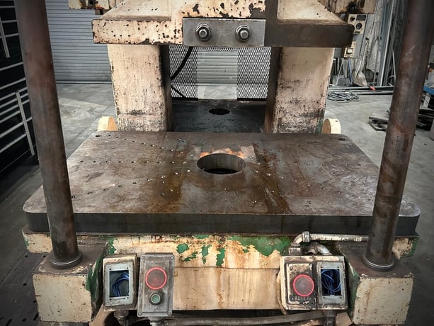 150 Ton, V & O Press #150ST, OBI press, 7" stroke, 20" Shut Height, 80 SPM, 1980 - Image 9