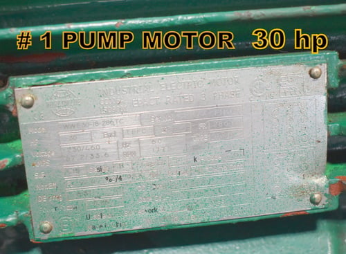 30 HP & 7 1/2 HP Hydraulic power pack with 2 hydraulic pumps, 3500 psi., air cooler & accumulator - Image 9