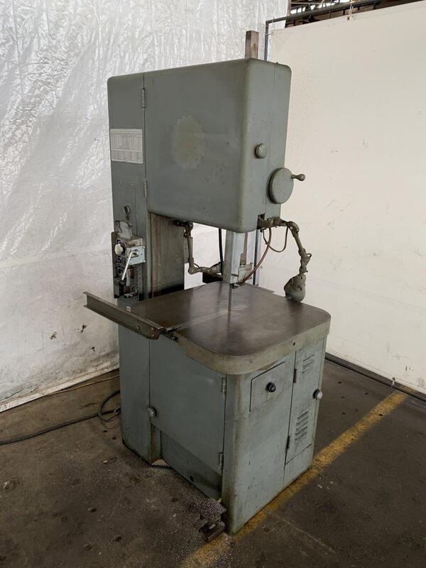 18" Grob #NS18, Vertical Bandsaw, 18" throat, 24" x 24" table, 2030 FPM, Welding & Grinding Attatchment - Image 2