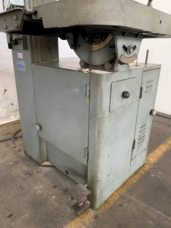 18" Grob #NS18, Vertical Bandsaw, 18" throat, 24" x 24" table, 2030 FPM, Welding & Grinding Attatchment - Image 9
