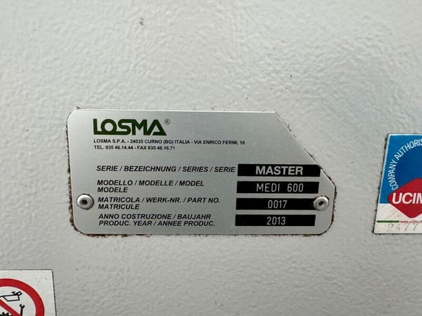 Losma #MEDI-600, Coolant Filtration System, 24" Capacity, 2013 - Image 9