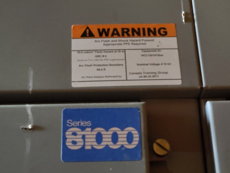 Siemens, Series 81000, 4160 Volts, Two-Column Motor Control Center (MCC) Section - Image 2
