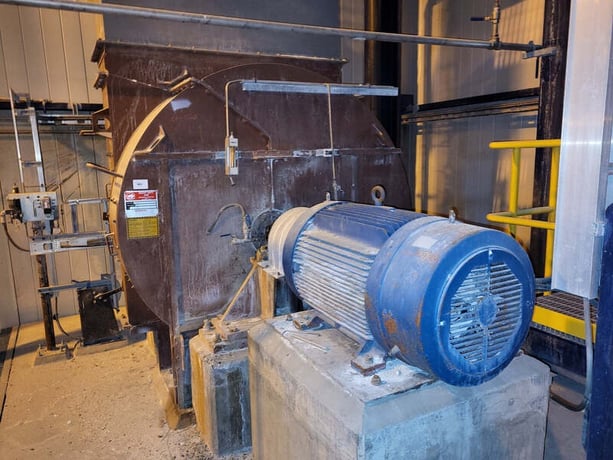 Canadian Blower, force draft fan, size 890, type L-25, 200 HP motor 575 V., 1785 RPM - Image 1