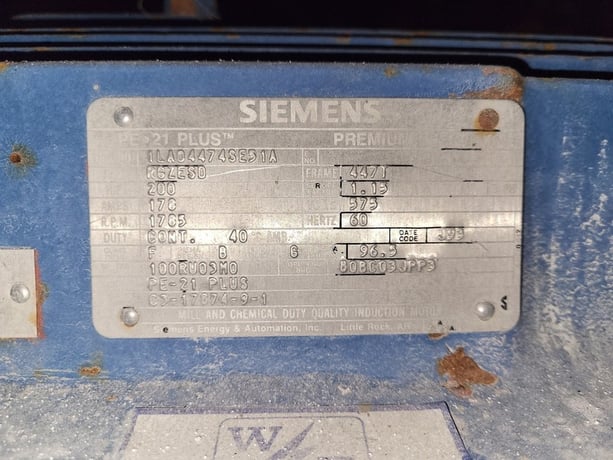 Canadian Blower, force draft fan, size 890, type L-25, 200 HP motor 575 V., 1785 RPM - Image 3