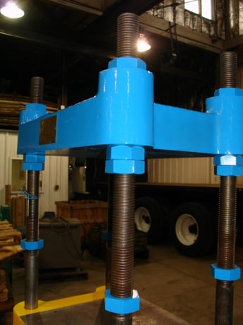 12 Ton, Wabash, 12" x 12", hand-pump, bench top, 11" daylight, 6" stroke, 4-post, #1538 - Image 4