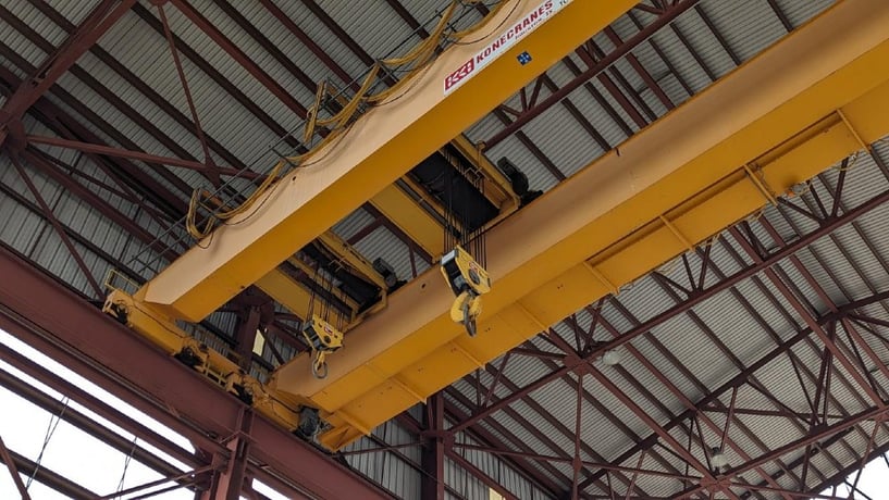 150/50 Ton, Kone, 70' 0" Span, 53' lift, class D, radio, VFD All Motions, 2004 [#2510] - Image 2