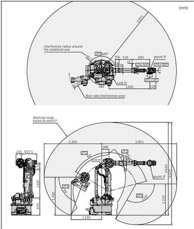 Kawasaki, ZX130L, 6-Axis robot with E02 Control, Teach pendant, cables, warranty, brand new, #105190 - Image 4