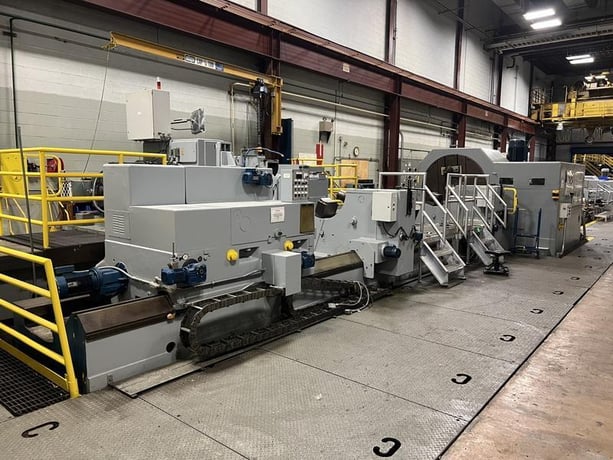 67" x 312" Wemex Wemex Heckert #SAXW-1600/2, roll grinder, crowning & cambering capabilities - Image 1