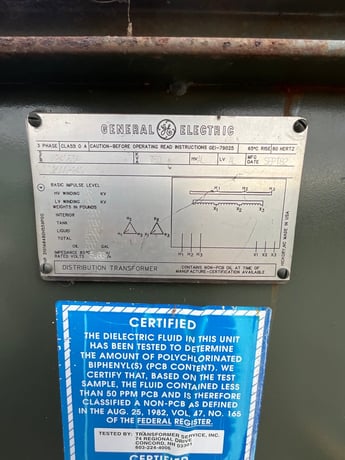 750 KVA 12000 Delta Primary, 240 Delta Secondary, 3 phase, Padmount Transformer - Image 1