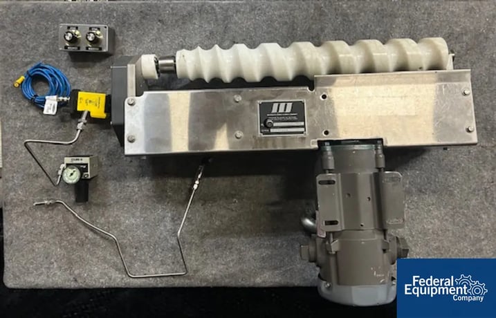 10' long, Morrison, Screw Bottle Conveyor, 1250 RPM - Image 1