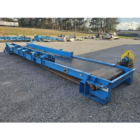 36" wide x 29' long, Orthman belt conveyor, 3 HP motor, 1760 RPM, Dodge TA215 speed reducer - Image 3