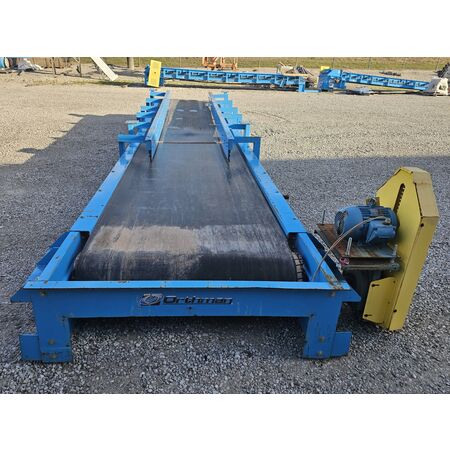 36" wide x 29' long, Orthman belt conveyor, 3 HP motor, 1760 RPM, Dodge TA215 speed reducer - Image 4
