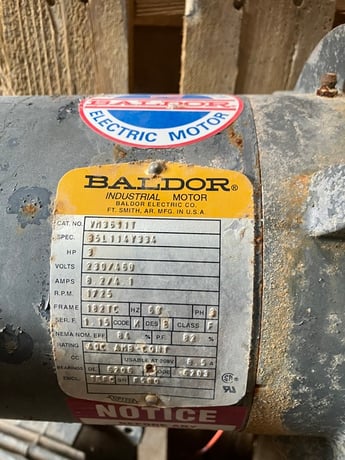 3 HP, Falk UltraMite Right-Angle Gearbox and Motor, 100.00 :1 Ratio, Output RPM 18 - Image 4
