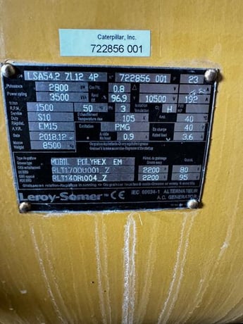 3500 KVA, Alternators / genends, 10.5 KV - Image 5