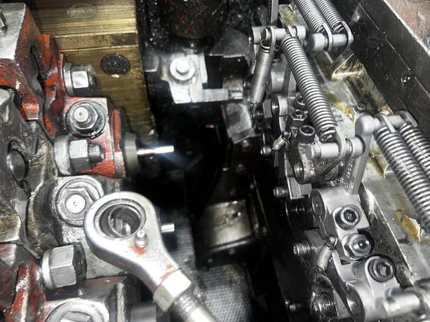 1/2" x 5" National #8L4, high speed long stroke 4-die bolt maker, 2-1/4" thread length, 185 PPM, 1978 - Image 7