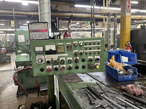 .33" x 2.16" Asahi Sunac #RH-60, 2-die 3-blow cold header, bushing cutoff, PKO, 1989 - Image 1