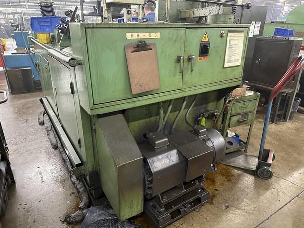 .33" x 2.16" Asahi Sunac #RH-60, 2-die 3-blow cold header, bushing cutoff, PKO, 1989 - Image 9