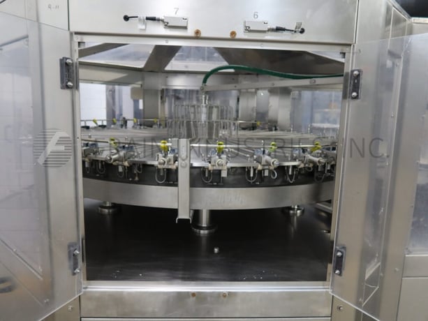 Fogg #36-24-8, Liquid Filler Monoblock, 32 Head Rotary Cleaner, 8 Head Capper, HEPA Filtration System, 32" x - Image 2
