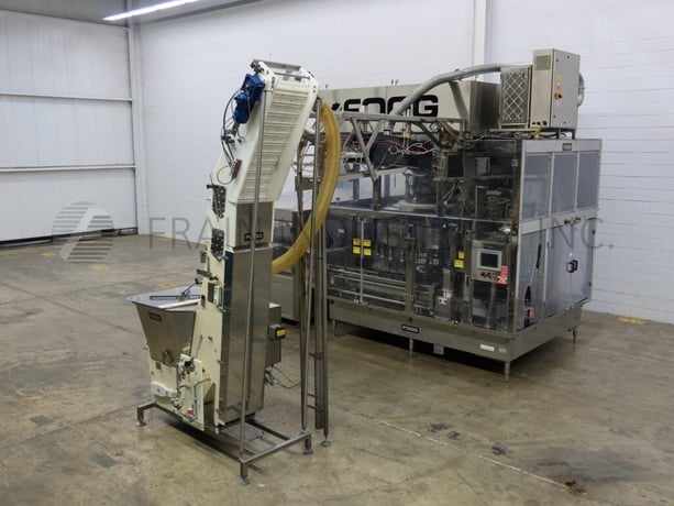 Fogg #36-24-8, Liquid Filler Monoblock, 32 Head Rotary Cleaner, 8 Head Capper, HEPA Filtration System, 32" x - Image 5