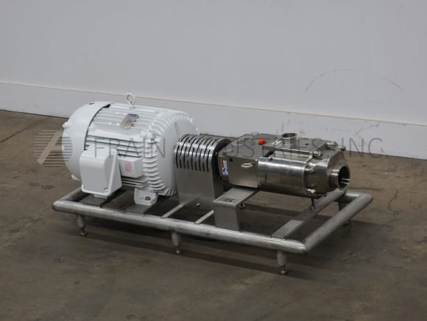 600 GPM @375 PSI, Waukesha #130UTS, Positive Displacement Pump, 300&deg;F, 15 HP - Image 1