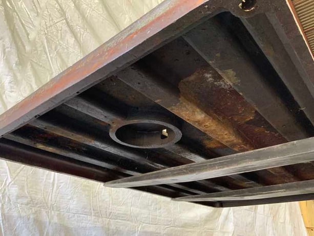 161" x 107" x 6" T-Slotted Floor Plate, 5 Slots - Image 5