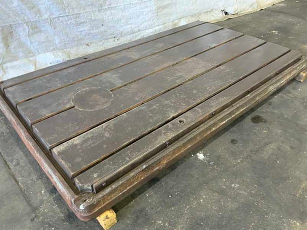 161" x 107" x 6" T-Slotted Floor Plate, 5 Slots - Image 7