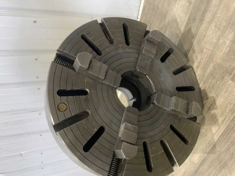 25" Bison 4-Jaw Independent Lathe Chuck, 550 RPM - Image 4